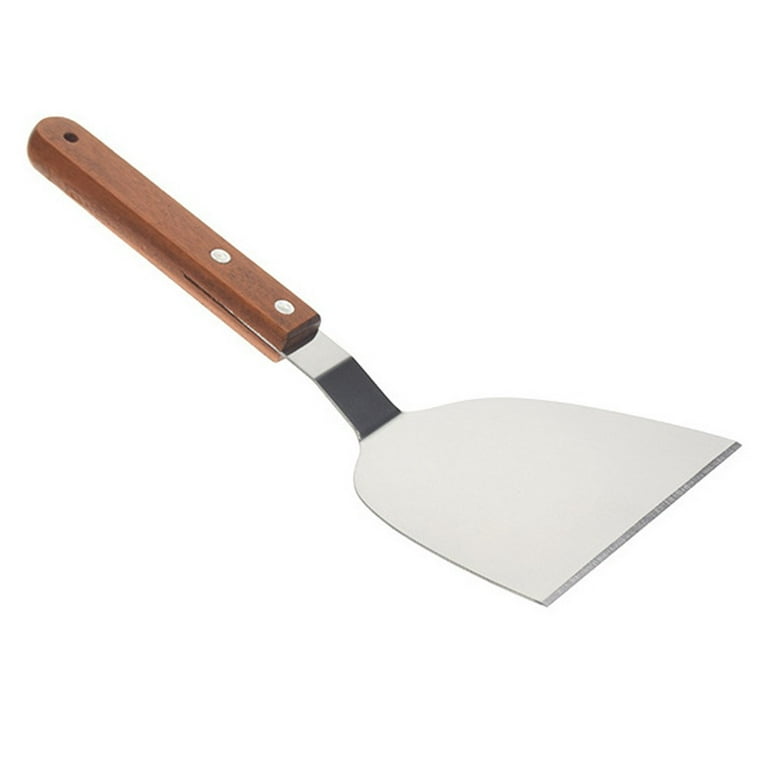 Chopper Scraper Dough Cutter Stainless Steel Griddle Tools Wood Handle  Spatula - Helia Beer Co