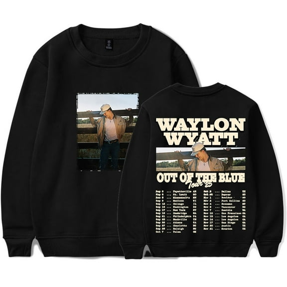 Waylon Wyatt Out Of The Blue Tour Long Sleeve Tee Women Men Fashion Crewneck Sweatshirts