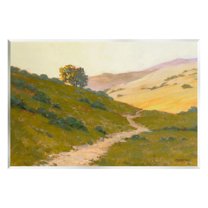 Stupell Vast Rural Landscape Path Landscape Painting Wall Plaque Unframed Art Print Wall Art
