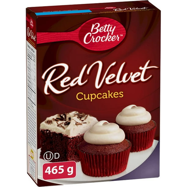 Betty Crocker Red Velvet Cupcake Mix, 465g/16 oz. Box {Imported from