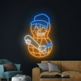 thumbnail image 3 of Handmadetneonsign Peanut Baseball Neon Sign, Baseball Wall Art Decor, Sport Fan Club Wall Decor, 3 of 5