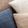thumbnail image 5 of SUSIELADY Set of 2 Decorative Linen Check Throw Pillow Covers, 20×20 Inch, Neutral Farmhouse Vintage Boho Cushion Covers for Sofa, Chair, Bedroom, Living Room, White, 5 of 7