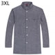 thumbnail image 2 of CHEF UNIFORM Uniform Cocina de manga larga Delantal con bolsillos delanteros Butters Professional Home Suministros Sweat Bands for Grill Restaurant Grey 3XL kenally LF000324-17, 2 of 7