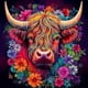 thumbnail image 1 of high quality Highland Cow Diamond Painting Kits for Adults, 5D Diamond Art Kits for Adults Beginners, DIY Animal Round Full Drill for Home Decoration, 1 of 5
