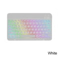 thumbnail image 1 of Gaming Keyboard RGB Backlit Compact 78 Keys Portable Wireless Office Keyboard For Laptop PC Computer Gamer White, 1 of 5