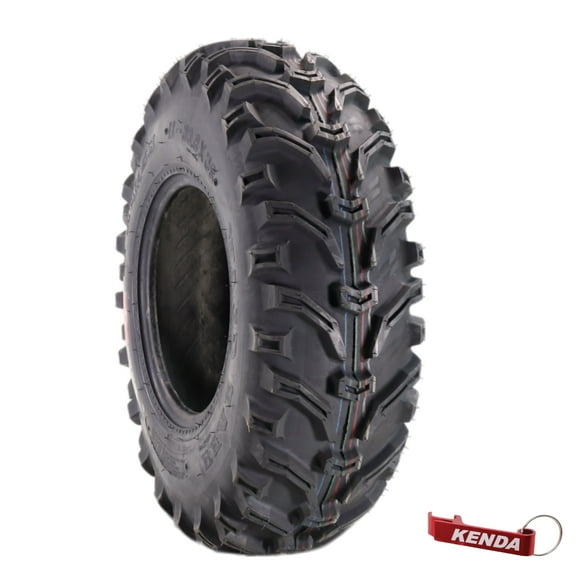 Kenda Bear Claw 25x8-11 Front Off-Road Tire for All-Terrain (ATV), Utility Task (UTV), & Side-by Side (SXS) Vehicles 25/8-11 w/ Keychain
