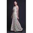 thumbnail image 2 of Bimba Floral Women Round Neck Printed Evening PartyÂ&nbsp;DressÂ&nbsp;Sleeveless Gown-X-Large, 2 of 6