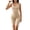 Beige, variant on Women's Control Slip Shapers Full Body Shapewear Bodysuits Seamless Thigh Slimmer One Piece Jumpsuit