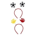 thumbnail image 3 of Aro de pelo BLESIY diadema de fútbol para fiesta suministros de fiesta, 3 of 8
