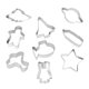 thumbnail image 3 of 9 PCS Espacio exterior Molde para hornear molde de galletas Biscuit creativo Molde inoxidable, 3 of 6