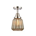 thumbnail image 1 of Innovations Lighting - Chatham - 1 Light Flush Mount  Polished Nickel Finish, 1 of 1