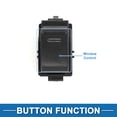 thumbnail image 3 of Interruptor de ventana eléctrica Unique Bargains No.8481032070 para el lado del pasajero derecho delantero trasero para Toyota Camry Corolla 4Runner Negro, 3 of 7
