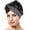 Black, variant on Women's Fashionable Solid Color Striped Bow Headscarf Ladies Hat Women Extra Large Cap French Cabaret Hat Artist Hat Girls Sock Hat Men Aka Winter Hat French Barrette Hat Women Womens Knit Hats Artist