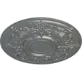 thumbnail image 3 of 28 1/8"OD x 1 3/4"P Oslo Ceiling Medallion (Fits Canopies up to 10 1/2"), Hand-Painted Platinum, 3 of 6