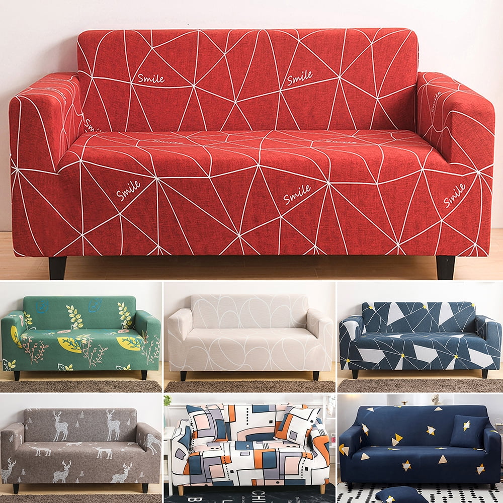 CUH 14 Seater Floral Sofa Cover Elastic Stretch Couch Furniture