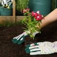 thumbnail image 6 of topjuju 1 Pair Floral Gardening Gloves for Women, Breathable Garden Gloves with Grip, Thorn-Proof Puncture-Resistant Work Gloves, Gifts for Mother's Day, 6 of 8