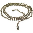 thumbnail image 2 of Jandorf 94993 Bead Chain, 36" Length, Yellow Brass, 2 of 2