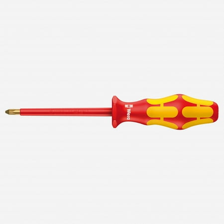 

Wera 006168 Kraftform Plus VDE Pozidriv Screwdriver #4 x 200mm