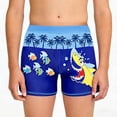 thumbnail image 4 of Odeerbi 3-12 Años Niños Lindo Estampado Pantalones de Baño Con Gorra de Baño Cortos de Playa Seco Rápido Con Bolsillos Cortos de La Cintura Elástica, 4 of 6