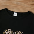 thumbnail image 5 of PatPat Kid Girl Sweatshirts and Denim Pants 2Pcs Leopard Pullover Outfits Set Size 5-12, 5 of 6