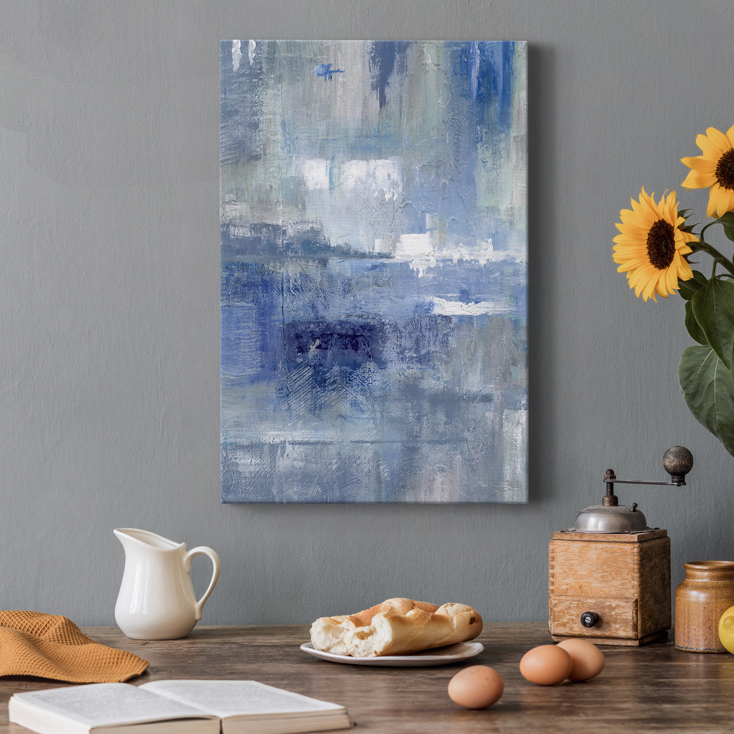 Bay View Indigo Premium Gallery Wrapped Canvas - Ready to Hang - 40 x 60