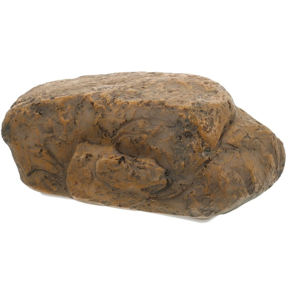 FOMIYES Outside Key Hider 1Pack Realistic Fake Stone Key Hiding Place For Outdoors