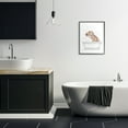 thumbnail image 5 of Stupell Industries T-Rex Dinosaur in Bubble Bath White Brown Inspirational Painting Black Framed Art Print Wall Art, 24 x 30, 5 of 7