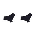 thumbnail image 3 of Jumpingount Bragas estampadas para mujer, ropa interior cómoda, calzoncillos de seda de secado rápido, lencería de cintura baja, calzoncillos Negro L 2piezas, 3 of 6
