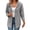Gray, variant on Mlzmgr Hooded Jackets for Women Casual Long Sleeve Button down Loose Fall Winter Warm Jackets Trendy Solid Color Coats(X-Large,Yellow)