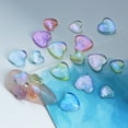 thumbnail image 5 of Milue 50Pcs Large Nail Art Rhinestones Flat Back Nail Crystals Heart Nail Gems Stone, 5 of 16