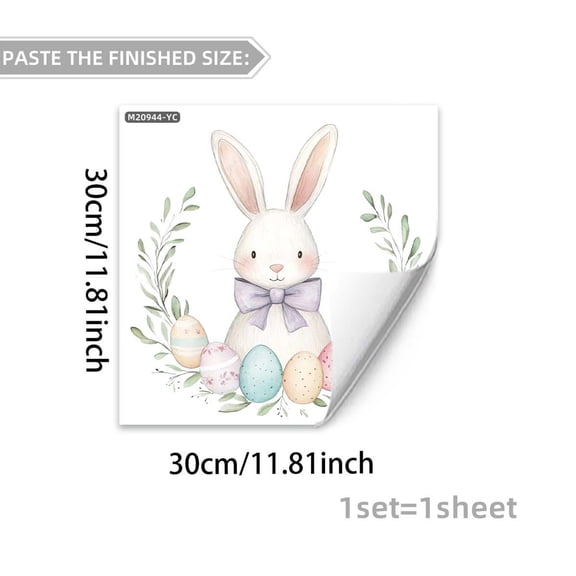 Wreath Clearance! YZEGDCH Easter Spring Wreath, Artificial Wreath for Door, Wall Home Indoor Outdoor Decor
