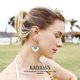 thumbnail image 2 of Aretes KAIYIDAN Boho Vintage Largos en Plata, 2 of 9