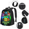 thumbnail image 4 of Geometry Game Dash Backpack,3d Print Laptop Backpack Lightweight Casual Daypack Bookbag Multi-Function Travel Backpack 16.5 In, 4 of 7