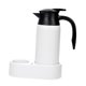 thumbnail image 3 of Taza para beber con calefaión para coche, tetera de viaje de 800ml de acero inoxidable con tapa sellada para hervidor de agua, tetera para hombre de Tetera blanca, 3 of 8