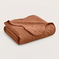 thumbnail image 6 of IR Imperial Rooms 2Pc-Embossed Bedspread Microfiber Floral Vintage Quilt Set Lightweight Twin Rust, 6 of 9