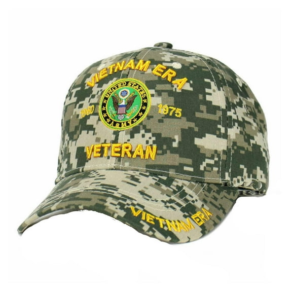 US Military Vietnam Era Digital Camouflage Adjustable Baseball Hat Cap