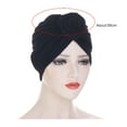 thumbnail image 7 of Travelwant Women Turban African Pattern Knot Headwrap Beanie Pre-Tied Bonnet Chemo Cap Hair Loss Hat, 7 of 7