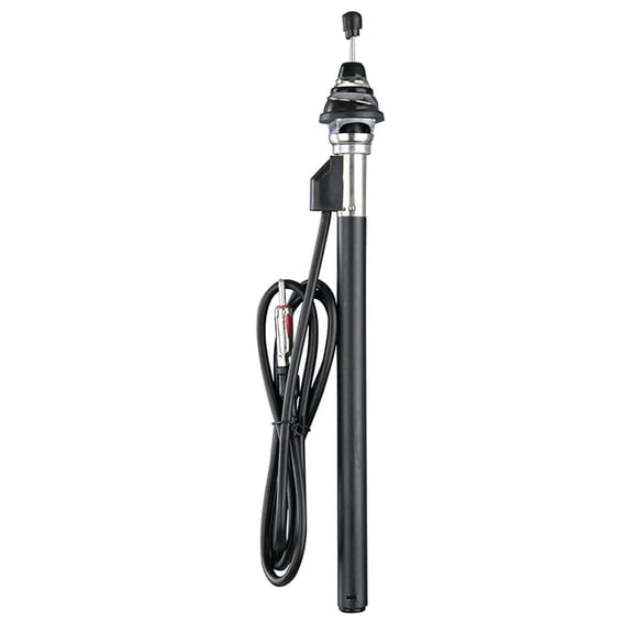 Metra 44-Ul09 Aftermarket Universal Antenna (Stainless/Black)