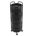 thumbnail image 2 of Vegetable Standing Shelf, Rotating Storage Rack Strong Bearing Capacity Carbon Steel  For Living Room, 2 of 8
