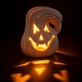 thumbnail image 6 of Halloween LED Lights Faux Pumpkin Decoration Large Plastic Jack O' Lantern Reusable Carved Pumpkin Lantern for Fall Halloween Indoor Outdoor Decor Party Centerpiece Halloween Decor, 6 of 8