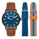 thumbnail image 1 of Set Reloj Hombre Skechers Poli C Color de la correa Café, 1 of 4