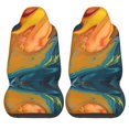 thumbnail image 2 of ZICANCN Car Seat Covers Front Seats Only, Colorful Elegant Modern Abstract Automotive Seat Covers Protectors for Cars Trucks Suv 2 Pack, 2 of 8