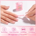 thumbnail image 4 of Gellen Clear Tinted Pink 5-In-1 One Stop Nail Polish Corrector, Nail Strengthener Growth Treatment, Fortify, Hydrate, Conceal, Smooth, Repair for Damaged, Dry, Uneven, Yellow Nails, 4 of 9