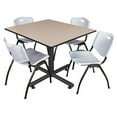 thumbnail image 4 of Regency Kobe Square Breakroom Table with 4 Stackable M Chairs, 4 of 5