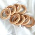 thumbnail image 2 of Eease 2pcs Wooden Curtain Rings for Bedroom/Home Drapery, 2 of 6