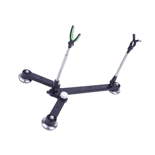 Soporte para caña de pescar, fácil instalación, soporte de metal para caña de pescar en hielo, soporte para caña de pescar en barco