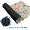 thumbnail image 6 of Long Mouse Pads for Desk,Multicolor Ethnic Floral Pattern Desk Mats on Top Of Desks, Desk Mouse Pad Extra Large with 3mm Non-Slip Base and Stitched Edge for Gaming,Office,Work,Home 47.3"x23.6", 6 of 6