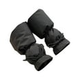thumbnail image 2 of Sharprepublic Winter Padded Puffer Leg Warmers for Women Practical Lightweight Boot Covers Black, 2 of 8