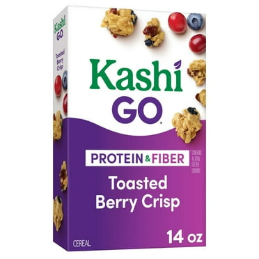 Kashi GO Toasted Berry Crisp Protein Cereal, 14 oz (Package May Vary)