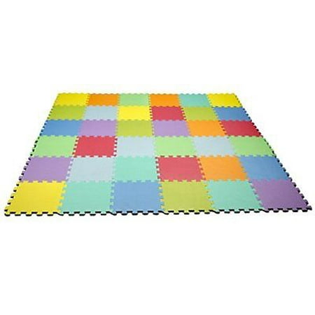 Hemingweigh Kids Multicolored Puzzle Play Mat Blocks Tiles Mats